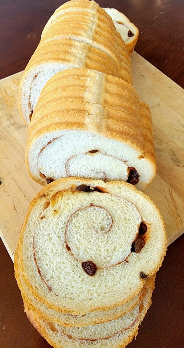 Sliced Cinnamon Raisin Bread - 1 pound loaf