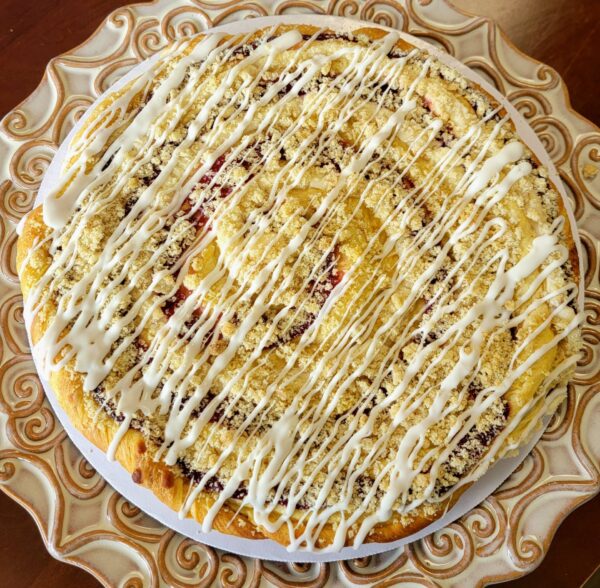 Raspberry Cheese Coffee Cake