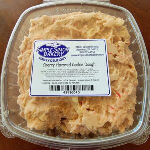 Cherry Flavor White Chocolate Chip Cookie Dough (3 pounds)