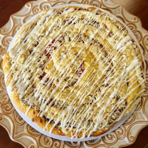 Raspberry Cheese Coffee Cake