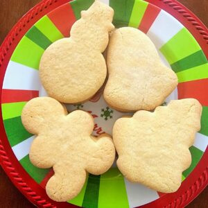 Uniced Sugar Cookie Seasonal Cutouts (one dozen) (fundraiser)