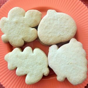 Uniced Sugar Cookie Seasonal Cutouts (one dozen)