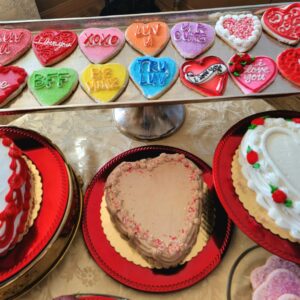 8" Chocolate Heart Shaped Cake