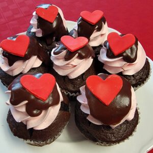 Chocolate Covered Cherry Cupcake - Gourmet