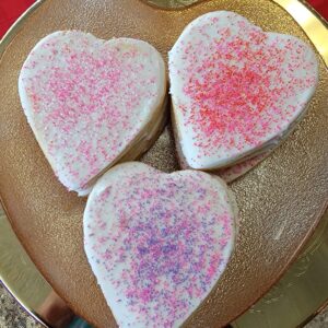 Iced Valentine Cookies (dozen)