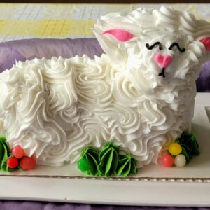 Lamb Easter Cake
