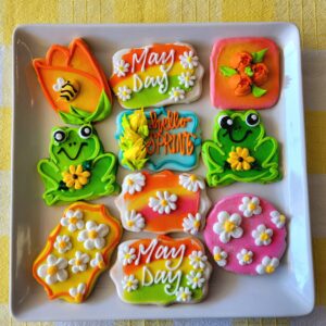 May Day Piped Cookies (each)