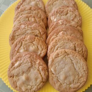 Lemon Flavor White Chocolate Chip Cookie One Dozen