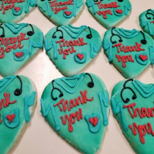 Nurses Day Piped Cookies (each)