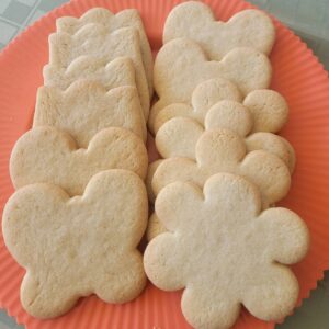 Uniced Spring Cutout Cookies - dozen