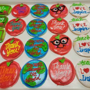 Teacher Appreciation Piped Cookies (each)