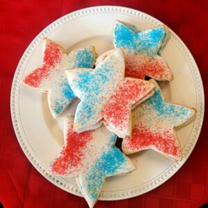 Iced Star July 4th Cookies (dozen)